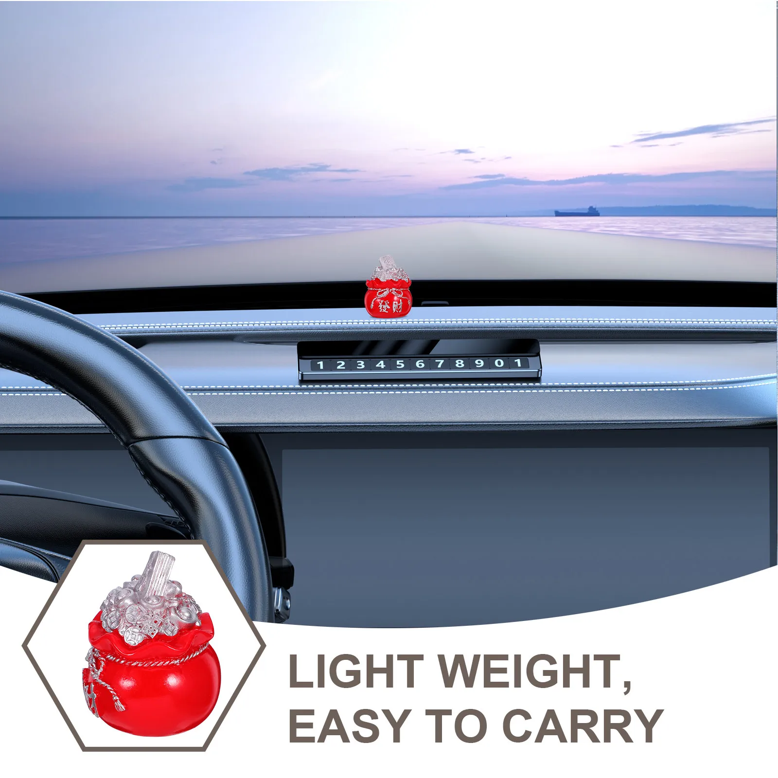 Chinese Money Bag Money Bag Feng Shui For Feng Shui Home Decor Chinese New Year Decoration Car Ornament Treasure