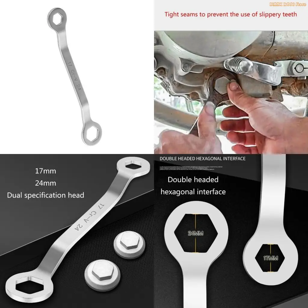 K1AE Double Ended Wrench Screwdriver Bit Spanner Adjustable Hand Tools for Mechanic