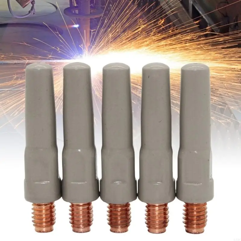5pcs 25mm Length Conductive Nozzles Suitable For Spots Welding With Extended Lifespans Improved Control In Welding Tasks