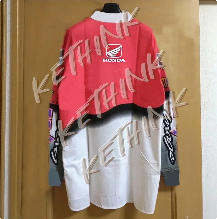 

Винтажный трикотаж для мотокросса Deadstock 90-х годов, розово-белый, дышащая рубашка Y2K для езды на велосипеде по бездорожью и горах