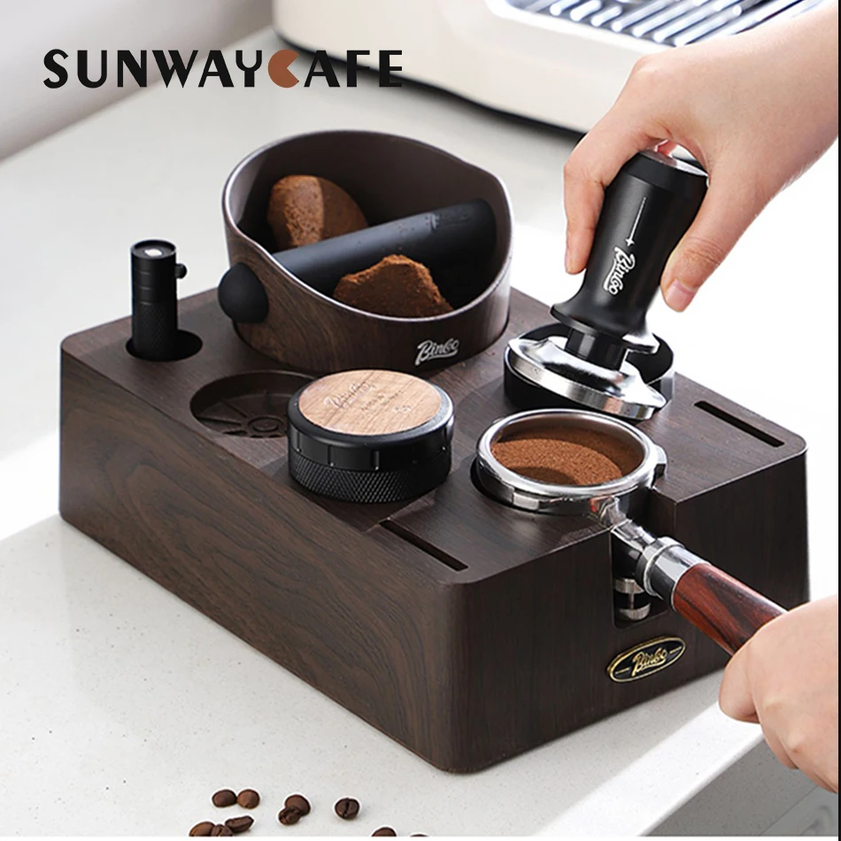 

51-58MM ABS Coffee Filter Tamper Holder Espresso Tamper Mat Stand Coffee Maker Support Base Rack Coffee Accessories for Barista