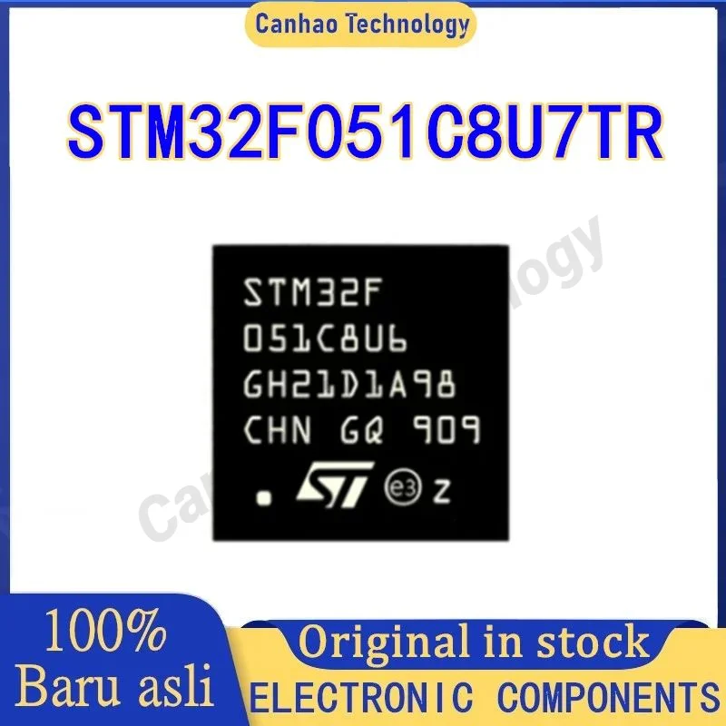 Nowy oryginalny układ mikrokontrolera STM32F051C8U7TR UFQFN-48 w magazynie