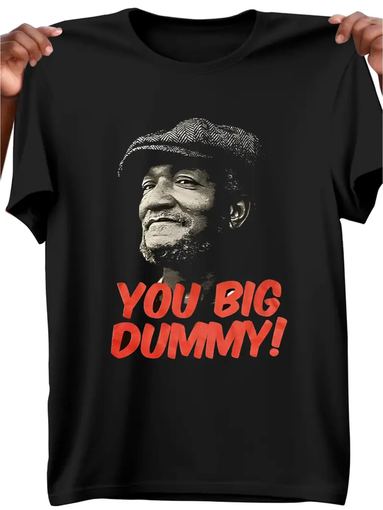 Men's Funny You Big Dummy Graphic T-Shirt Short Sleeve Casual Top Vintage Style Printed Tee for Men Summer Streetwear Clothing