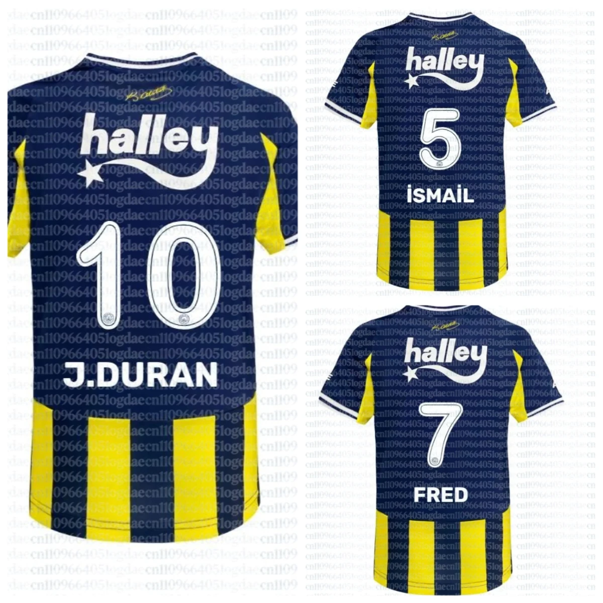 Fenerbahçe SK 25-26 Home and Away Football Jerseys T-shirt 3D Printed Short Sleeved Sports T-shirt Same for Adults,Children