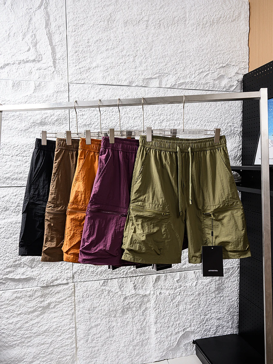 

Outdoor Workwear Men's Summer Straight Leg Five ket Casual orts Breathable Loose Fit Youthful Sle Basic Color Options