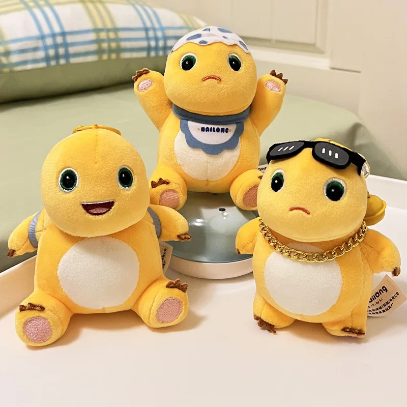 Miniso Cute Kawaii Milk Dragon Doll Peluche Cuscino Nailong Ciondolo Regalo di festa di compleanno per ragazzo e ragazza