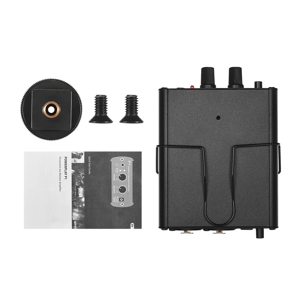 

Muslady Персональный внутриканальный монитор Наушники Усилитель Усилитель Аудиоинтерфейс с входами XLR Выход 3,5 мм