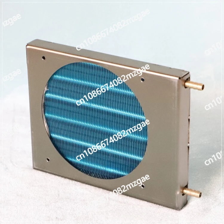 DN1X120 Micro Condenser Mini Radiator Copper Tube Fin Air Cooled Evaporator Small Heat Exchanger