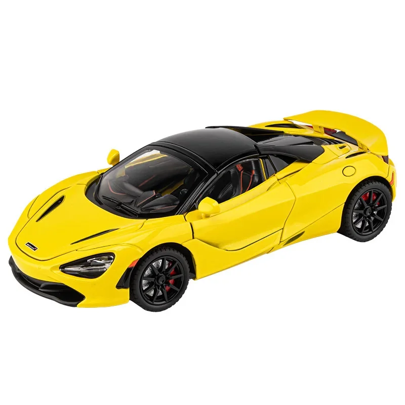 1:24 mclaren 720s Spinne Supersport wagen Legierung Auto Druckguss & Spielzeug fahrzeuge Auto Modell Sound und Licht zurückziehen Auto Spielzeug Geschenke