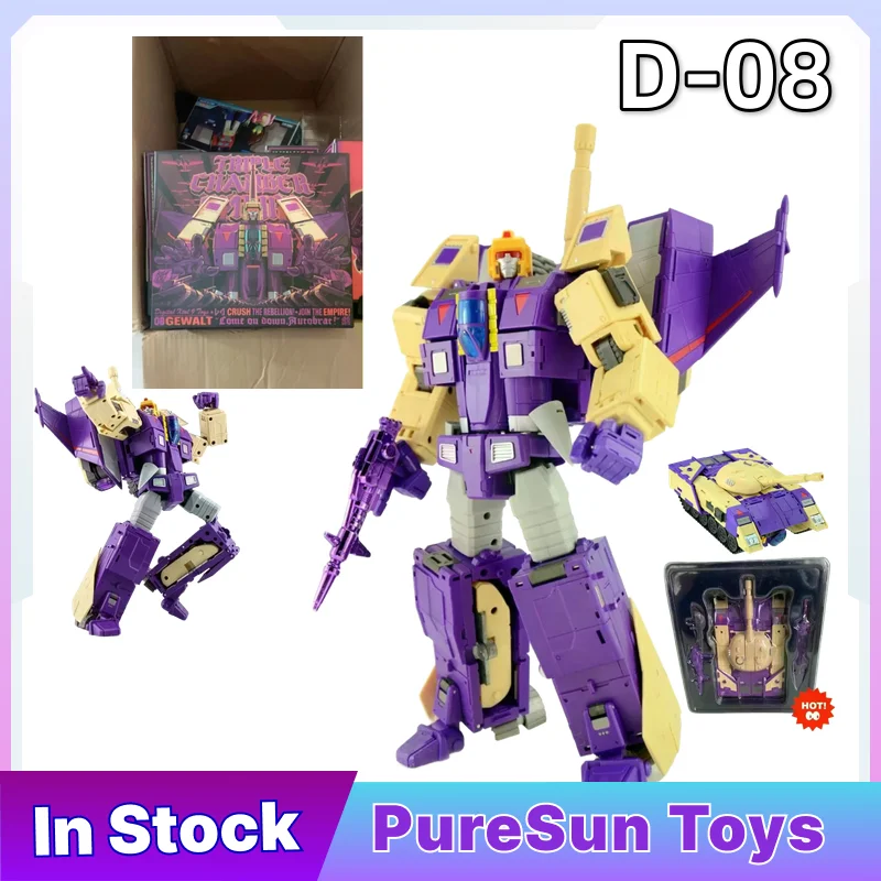 In Stock Transformation DX-9 Generation 1 D08 D-08 Blitzwing Gewalt Version 3.0 25CM MP Action Figures Collection Gifts