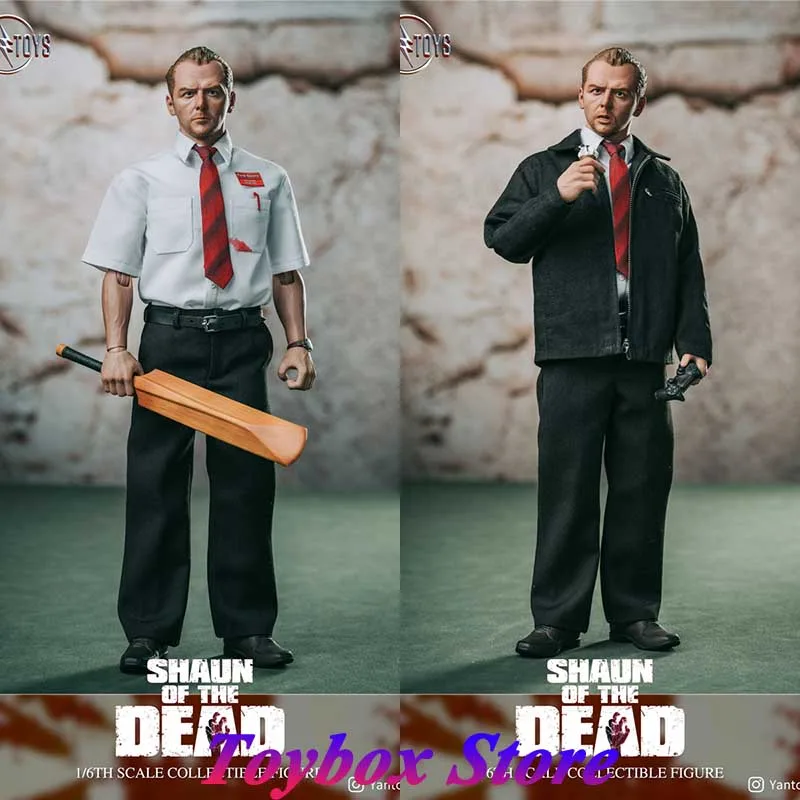 

YANTOYS JR03 1/6 Zombie Shaun Movable Man Soldier Model Official Cloth Set of the Dead 12" Full Set Action Figure Fans Collects