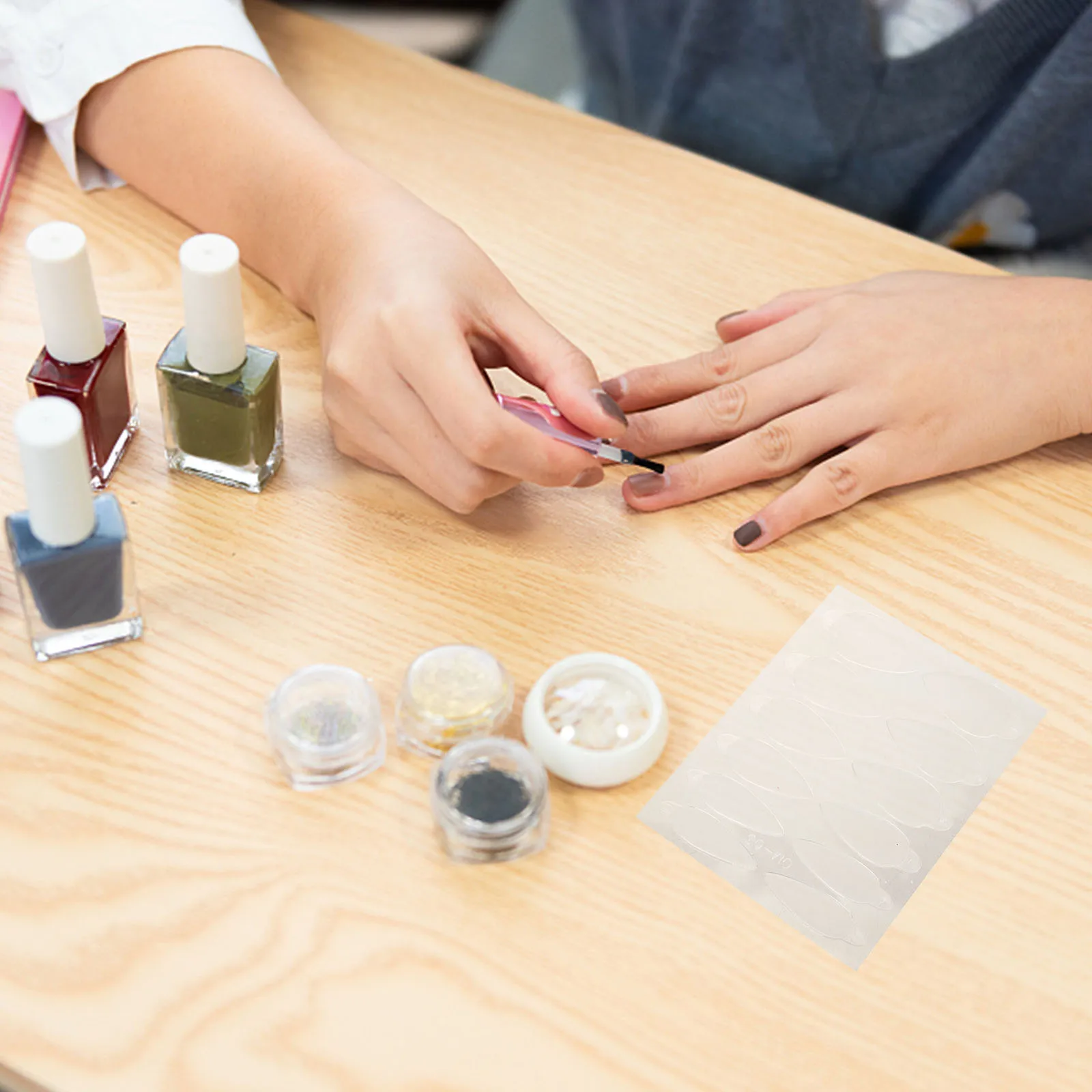 

Extension Form Stickers Self-Adhesive Guide Stickers For Manicure Diy Art Supplies Nail Forms Nail Tips Guide