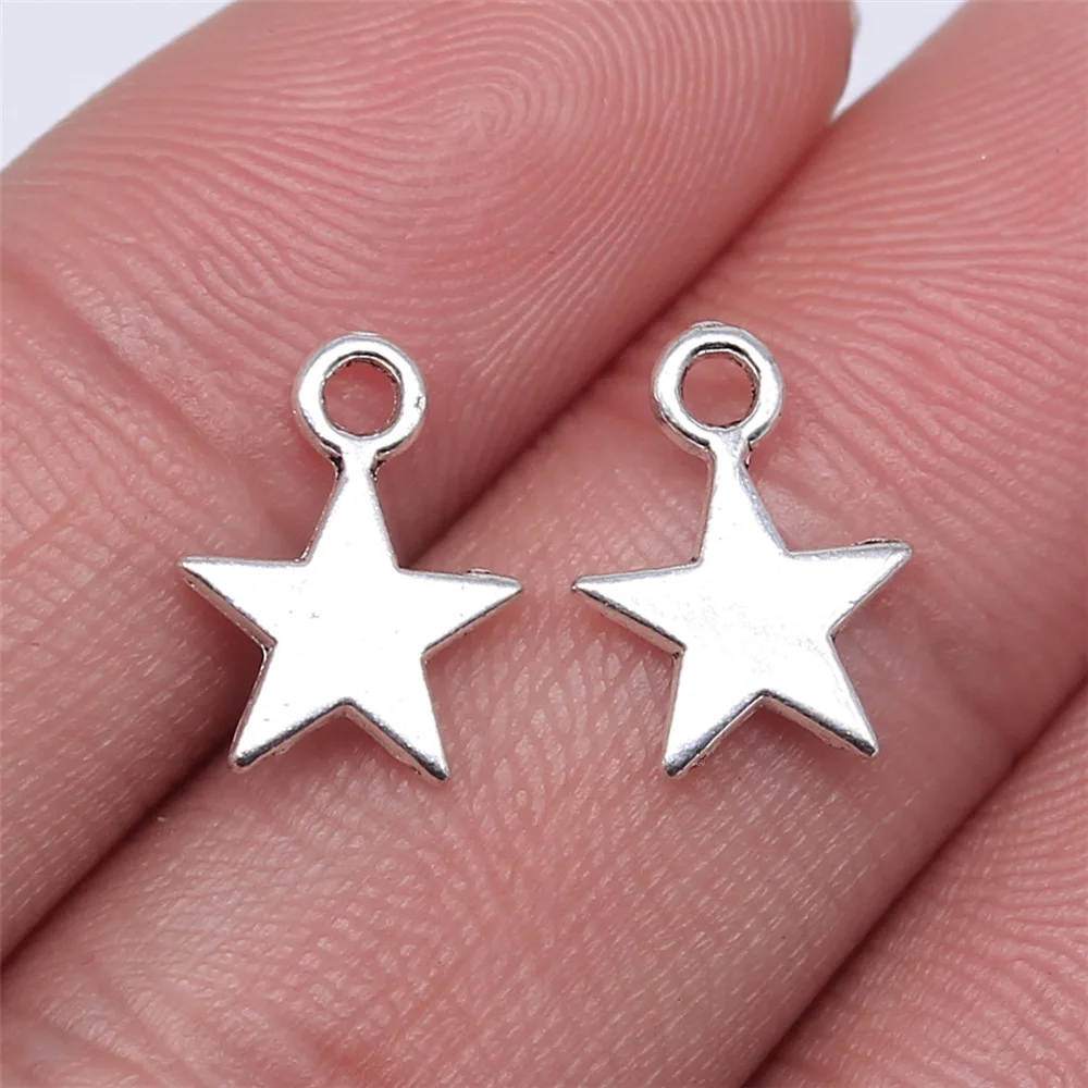 30pcs 13x9mm Alloy Charm Tiny Star Charm Star Pendant  EF3681