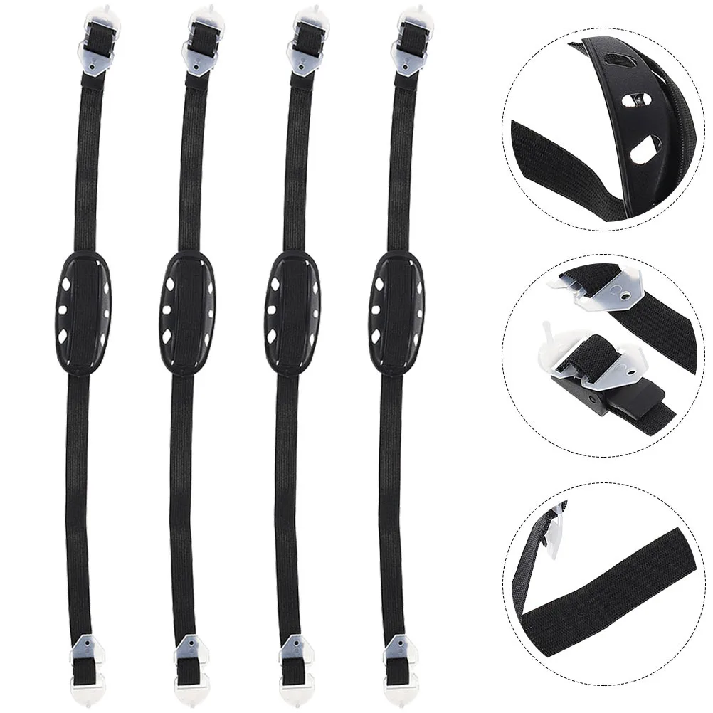 4 قطع من حزام الذقن البديل للقبعة الصلبة وحزام الذقن الآمن القابل للتعديل في موقع البناء خفيف الوزن يدوم طويلاً #3