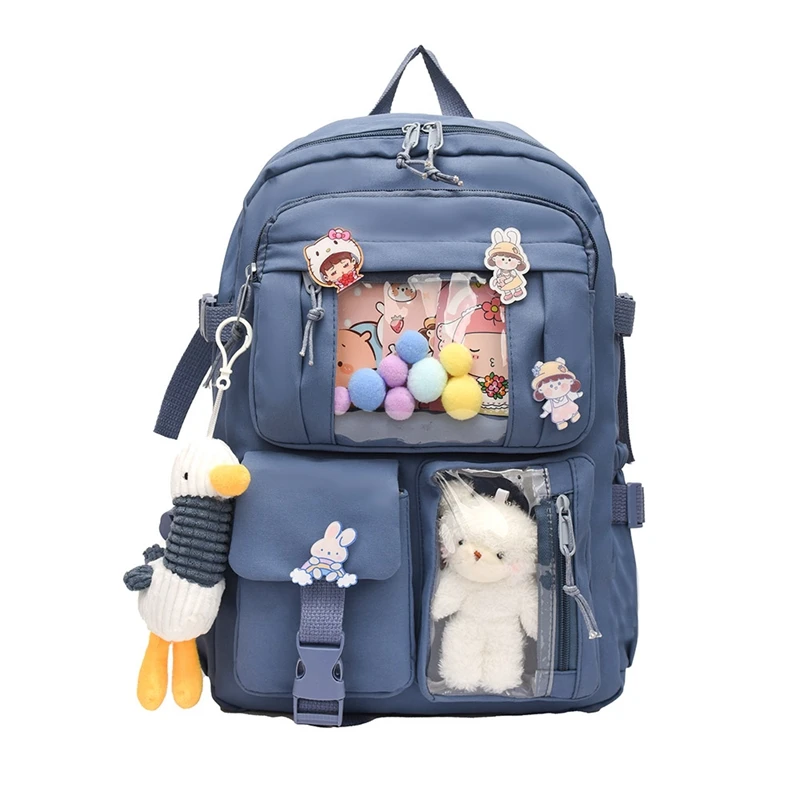 Fashion Women Travel Bag Laptop Backpack Bags High Capacity Multi Pockets Backpack Casual Book Bag