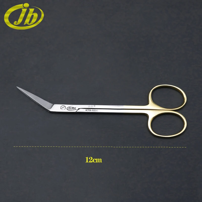 Septum scissors sharp edge 12cm stainless steel surgical operating instrument tissue scissors medical tool