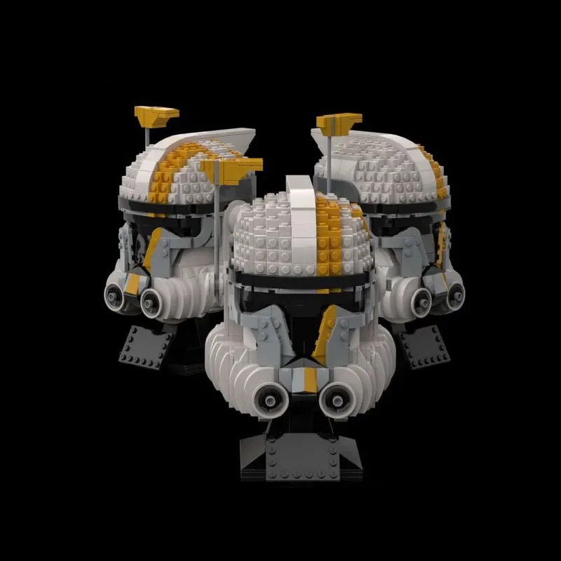 

917PCS MOC Science Fiction Movie (STAR BATTLE) Clone Arc Blitzs Helmet Series Building Blocks Model Festival Children Gift