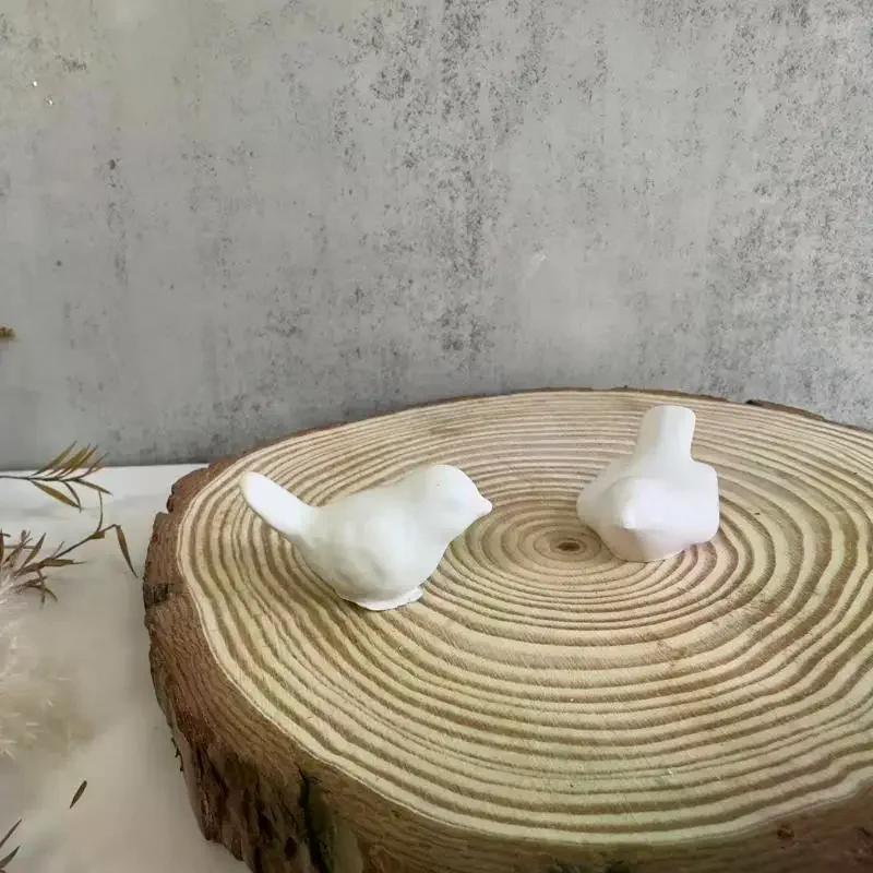 DIY Cute Bird Silicone Mold 3D for Soap Candle Plaster Resin Crafting Flexible Handcrafted Home Decorative Mould