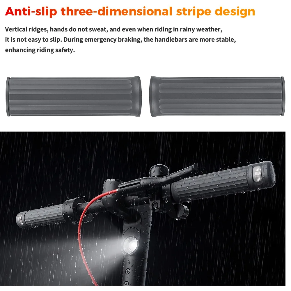 2 Pcs Handlebar Grips for Xiaomi 4 for Pro Plus Electric Scooter Offering Reliable Fit and Consistent Performance Over Time