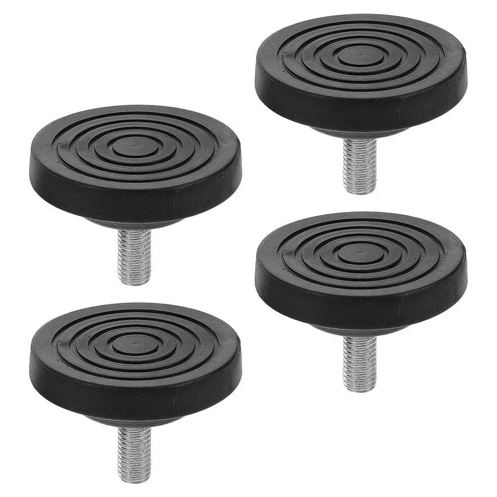 4Pcs Multifunction Anti-Skid Furniture Leveling Pads Adjustable Feet for Exercise Bikes Tables Chairs Shock Absorption Noise
