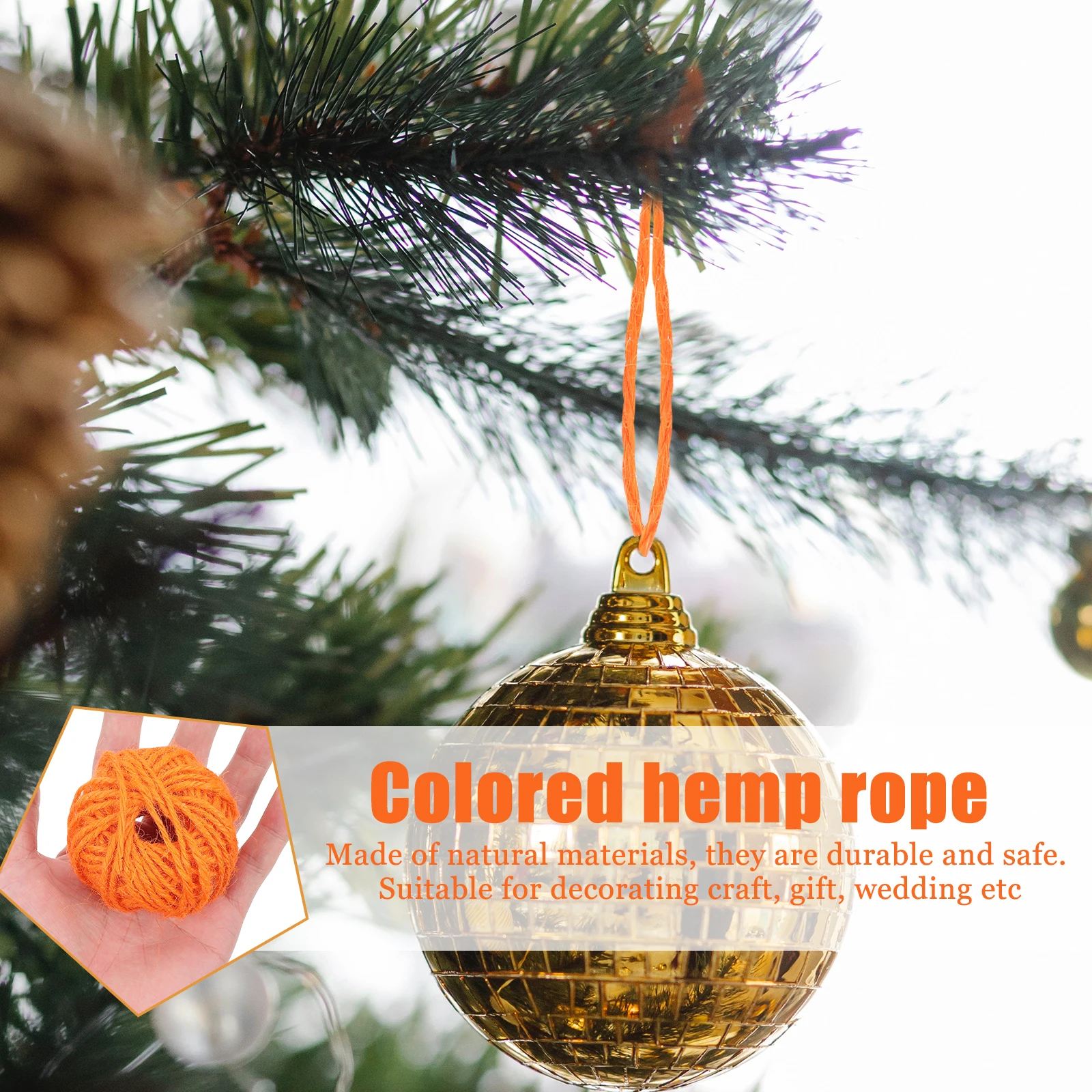 

12pcs 12 Rolls Colored Jute Rope Durable Hemp Twine Gift Wrapping Wedding Party Decoration Craft Packaging Diy Rope Kit