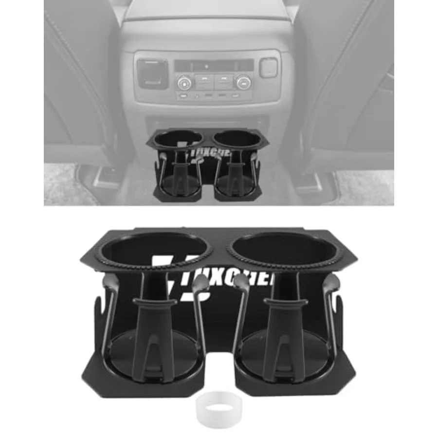 

Металлический двойной подстаканник для задних сидений, совместимый с Chevrolet/Chevy Tahoe, Suburban, Silverado и GMC Yukon, Sierra 2015-2020 годов выпуска, усиленный, металлический.