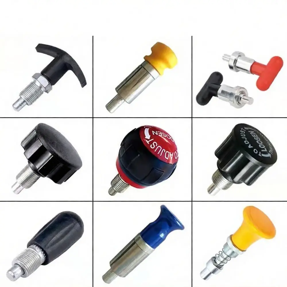 Adjustable Spring Loaded Pull Pin Aluminum Alloy Knob For Fitness Weight Machine Universal Strength Equipment Replacement Part