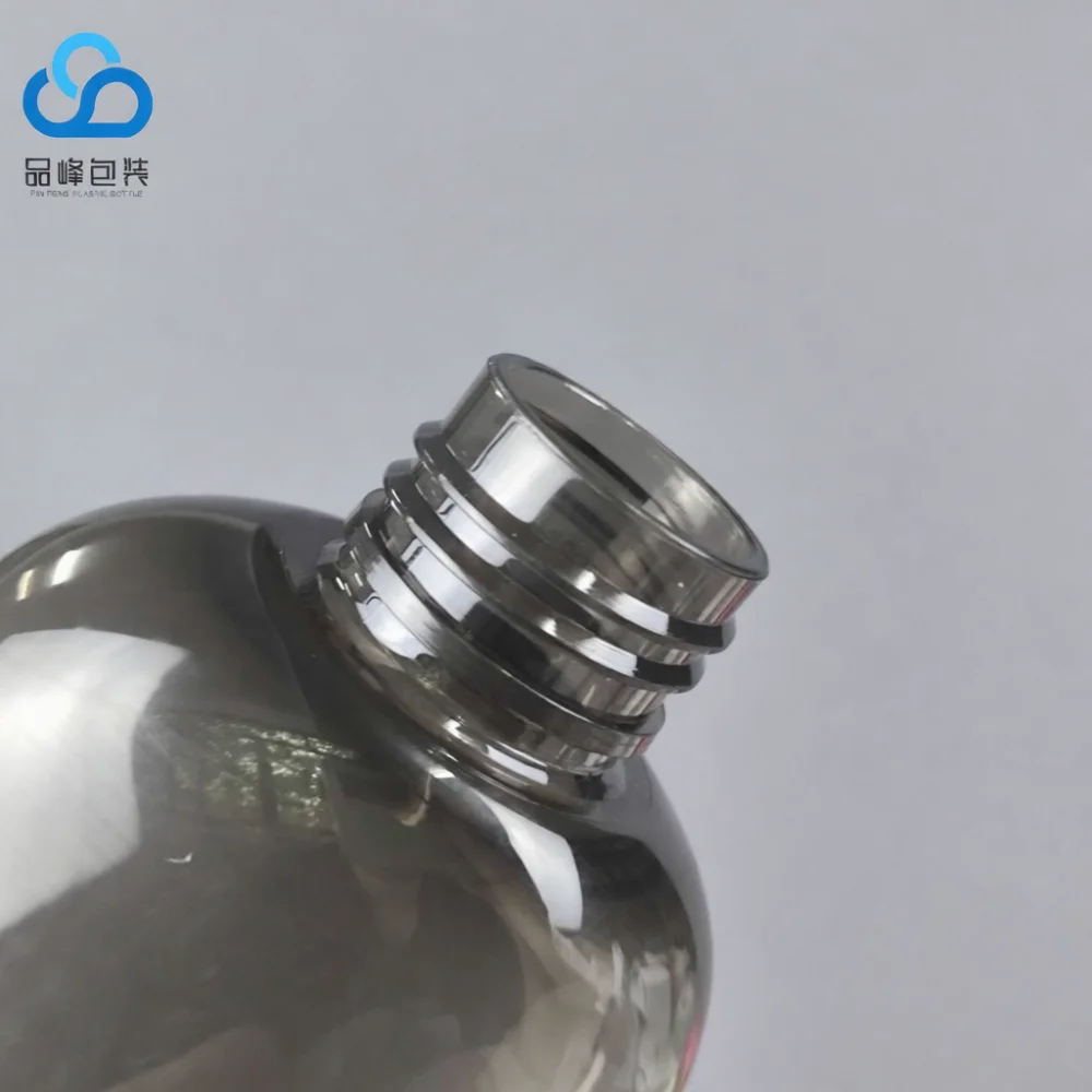 120ml Oval Refillable Bottle PET Press Pump Dispenser Travel Container For Face Serum Makeup Remover Essential Oil Liquid
