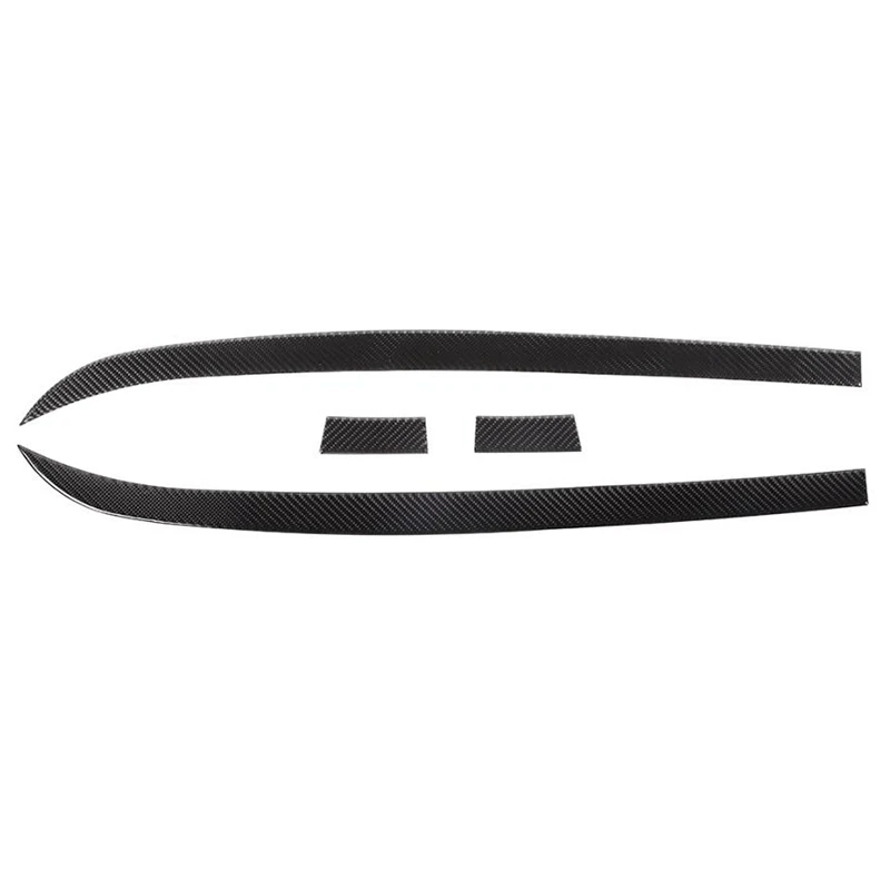 

Carbon Fiber Car Front Bumper Front Shovel Trim Decoration Stickers For Chevrolet Camaro 2012 2013 2014 2015 Accessories