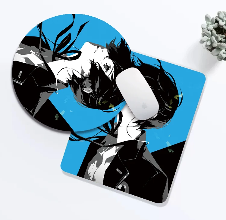 P3 Anime Mouse Pad para Gamer, teclado da empresa, tapete de computador, tamanho grande e pequeno