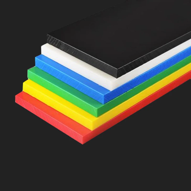 1Pcs POM Plate Block Stock Sheet Engineering Plastic Thickness 8mm-20mm Black White Red Blue Green Yellow Size 150mm*200mm