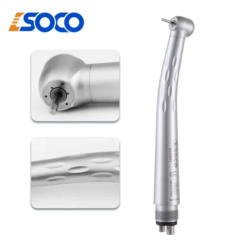 SOCO German Dynamic Balance Dental Handpiece Provides Triple Spray Triple Airflow, Compatible Torque Standard Cartridge Systems