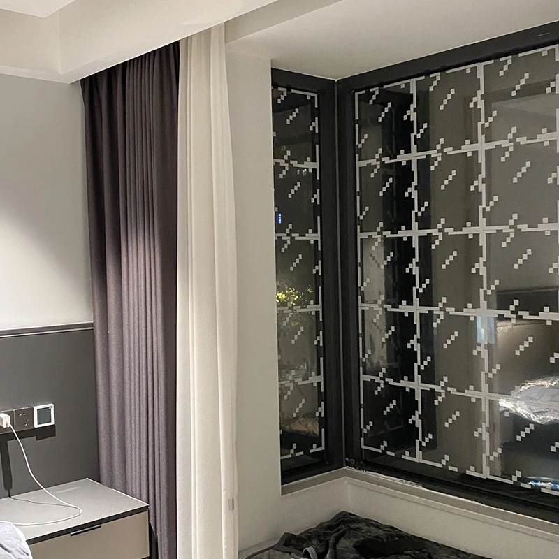 Pixel Style Electrostatic Glass Window Stickers - 1 to 30pcs