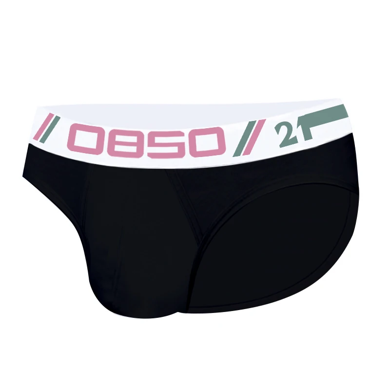 جديد ملابس داخلية للرجال منتصف الخصر موضوع القطن تنفس رسالة الشباب الملابس الداخلية الرجال مثلث السراويل