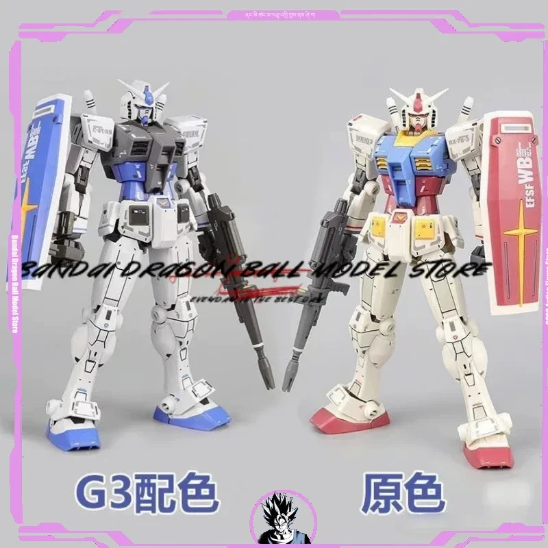 SHANSHAN Model Anime HG 1/144 RX-78-2 YUNZU G3 Color Matching Beyond the World Assembly Plastic Model Kit Action Toy Figure Gift