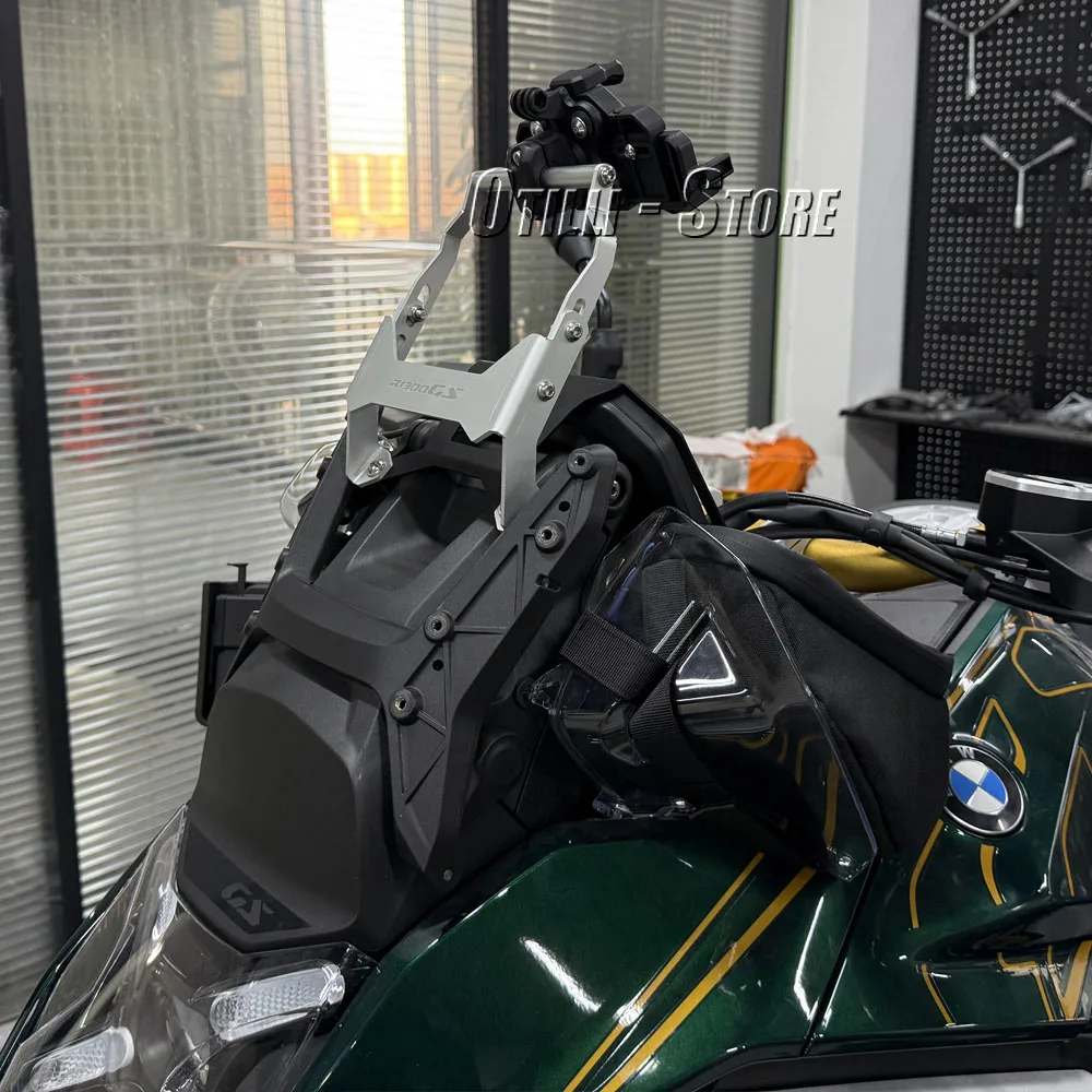 Novos acessórios da motocicleta carregador sem fio navegação do telefone celular kit suporte ajustável para bmw r1300 gs r1300gs aventura 2023