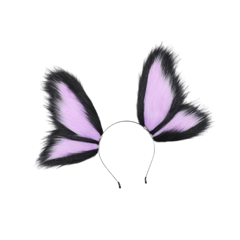 xxfd動物耳ヘッドバンドヘアバンドエルフ耳クリスマスハロウィーンのヘアアクセサリーコスプレパーティーバタフライヘッドバンド