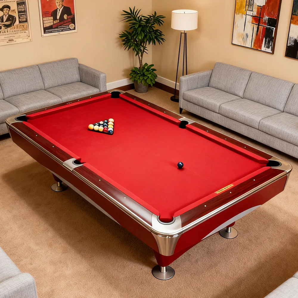 Commerce Coin Operated  Billard Table 7ft 8ft Mdf   Marble in Stock Professional Pool Table