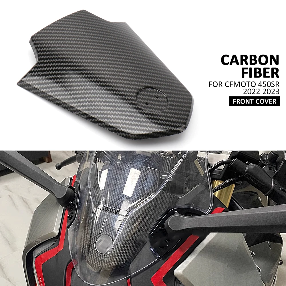 

Front Cover Carbon Fiber For CFMOTO 450SR 450sr 450 SR Motorcycle Keyhole Cover Decorative Shell Windshield lower cover