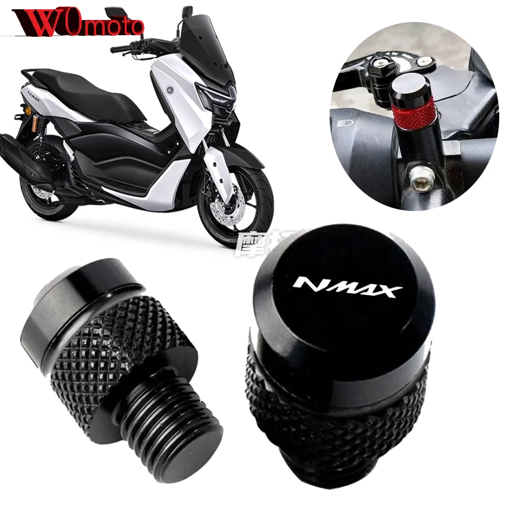 Neu Für Yamaha NMAX N-MAX 155 NMAX 125 XMAX 300 400 125 150 XMAX 300 Motorrad Spiegel Loch Stecker Schrauben Kappen spiegel Loch Abdeckung