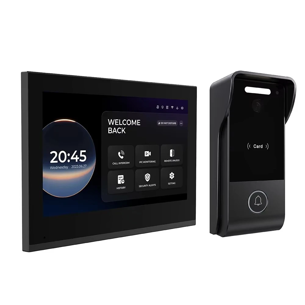 Indoor surveillance video intercom system Video door Phone camera Video doorbell