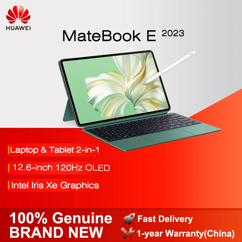 مراجعة شاملة لجهاز HUAWEI MateBook E 2-in-1 2023: أفضل لوحة مفاتيح وشاشة OLED لعام 2024