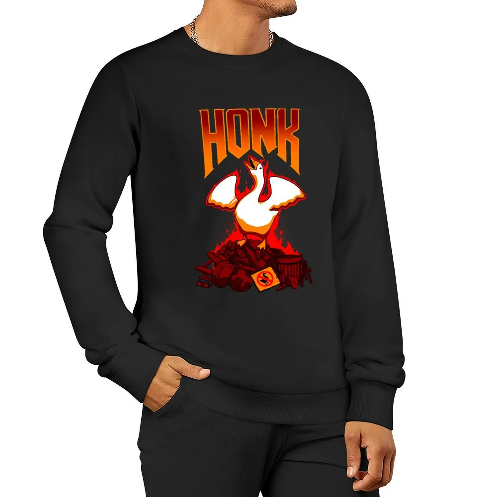 

HONK Pullover Hoodie hooded shirt male clothes sweatshirts men