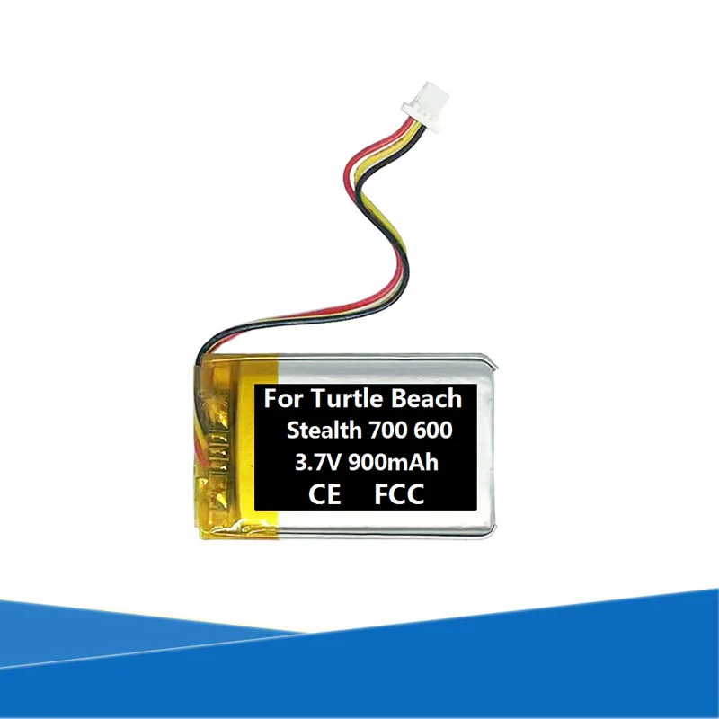 900mAh FT603048P Li-Polymer Battery For Turtle Beach Stealth 600 500 450 400 Gen 1 Headset Headphone