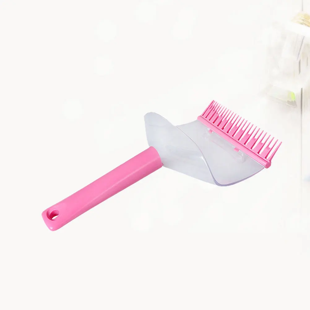 Портативная профессиональная афро-гребень для челки, инструмент для укладки волос с бахромой, прочный высококачественный материал, легкая очистка расческа для волос