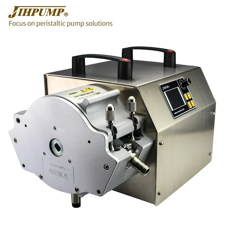 

JIHPUMP High Pressure Industrial Large Peristaltic Pump Dual Head Machine High Flowrate Large Volume Water Liquid Dosing