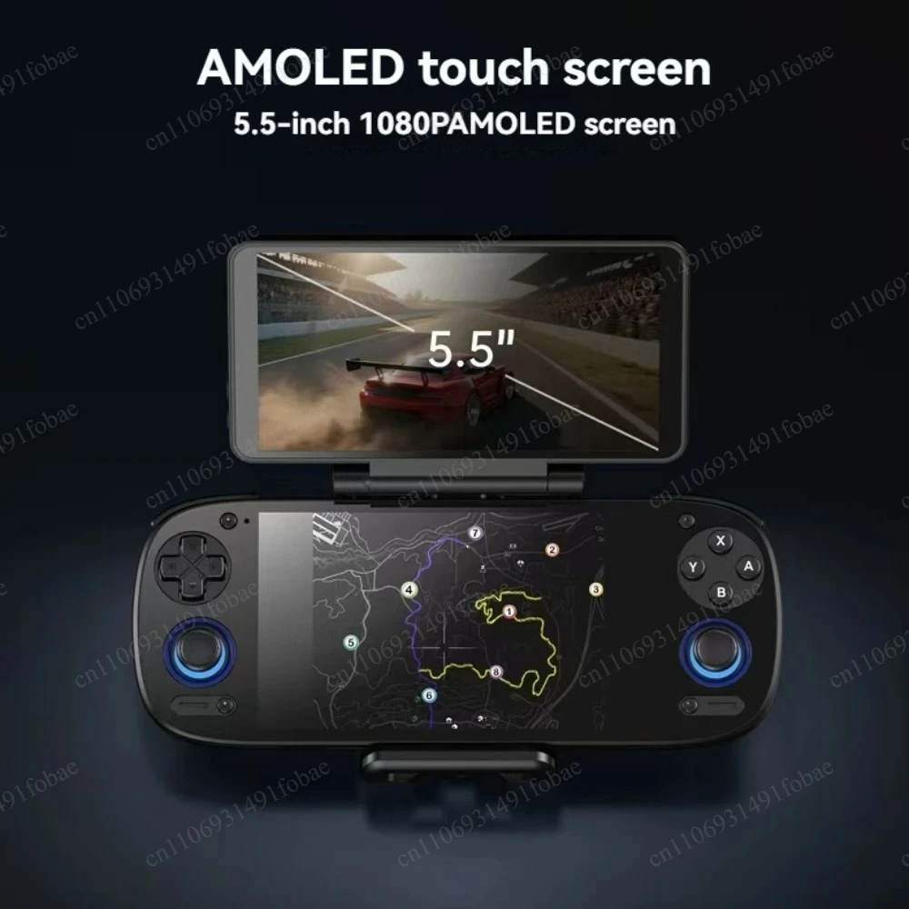 Retroid Expansion Touch Screen Dual Screen 5.5inch Amoled with Multi-angle Closure Back Clip Typec Plug - view 5