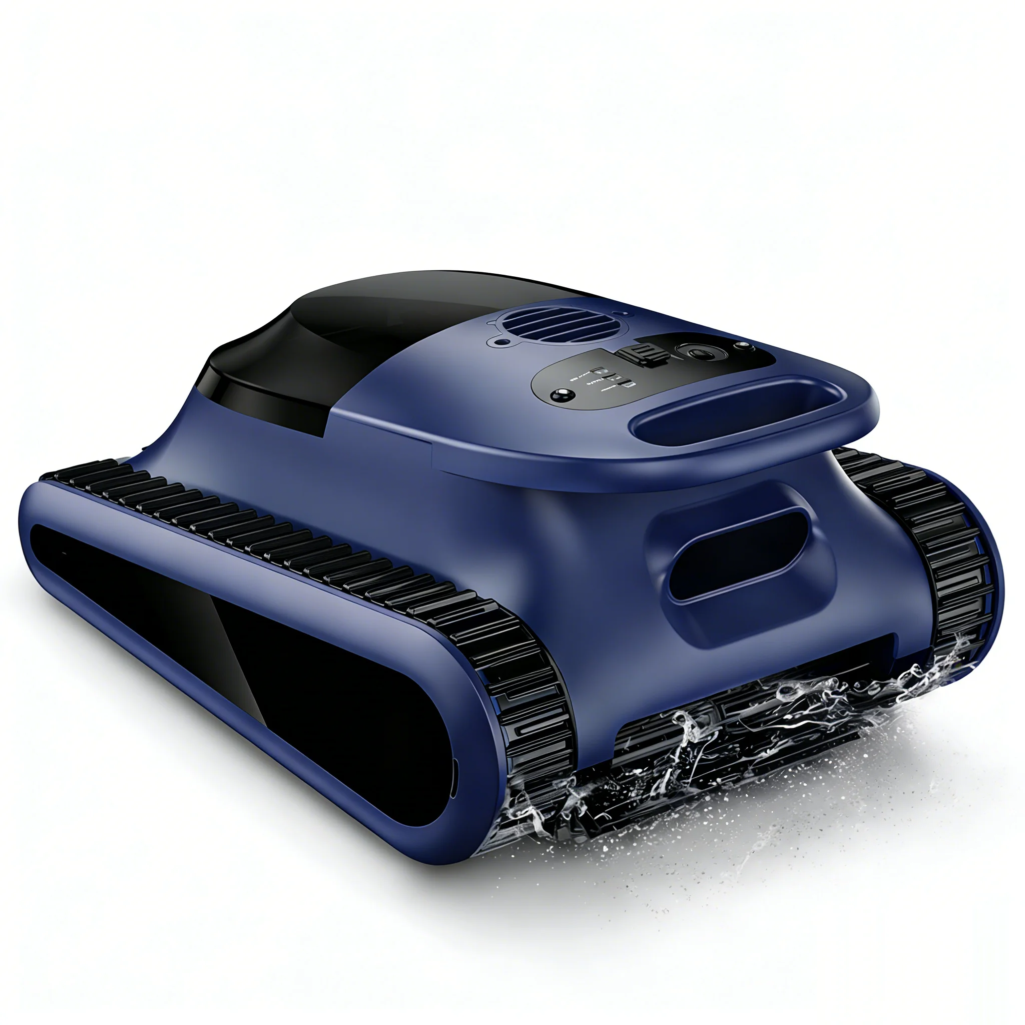 SAT30 Automatic Cleaner Robot for Swimming Pool Wall-Climbing Suction Vacuum Efficient Pool Cleaning Replaceable Battery
