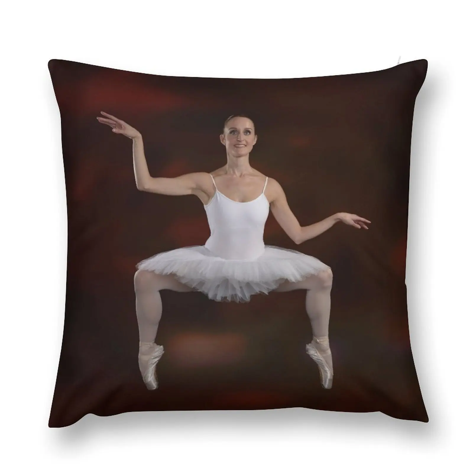 Shimmer, Ballerina Rebecca Leamy Throw Pillow Luxury Pillow Cover Pillowcases Cushion Covers Sofa pillow