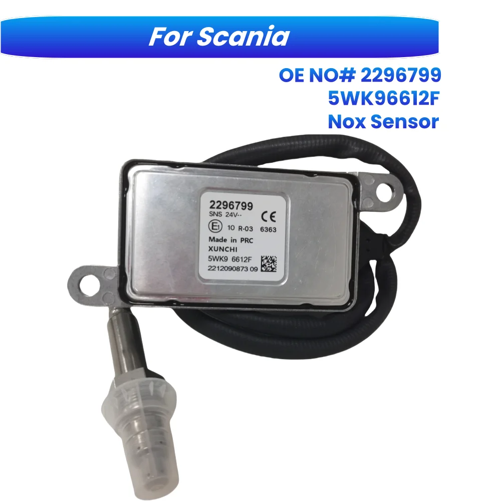 

5WK96612F 2296799 NEW Nitrogen Oxygen NOx Sensor 24V For Scania Engine Spare Parts